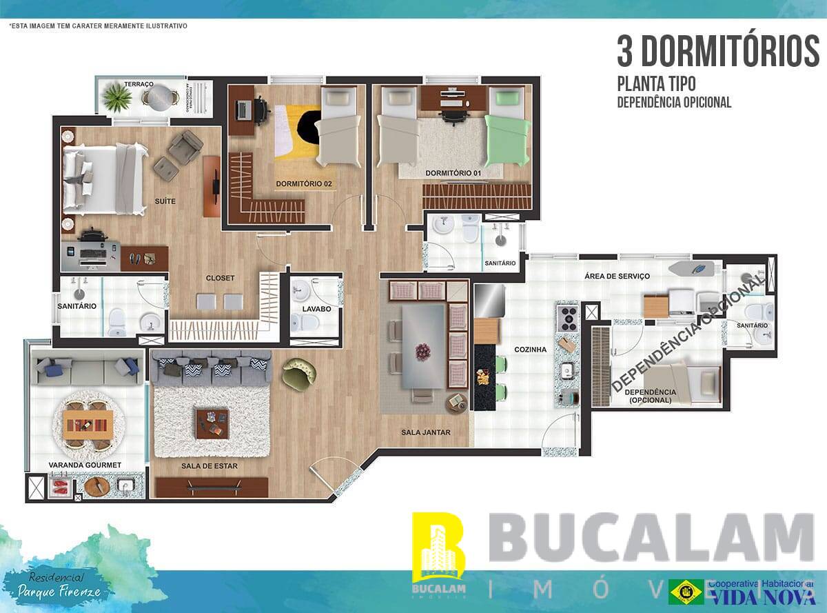 Apartamento à venda com 3 quartos, 125m² - Foto 5